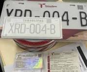 Tres mil pesos costaría canje de placas 2025