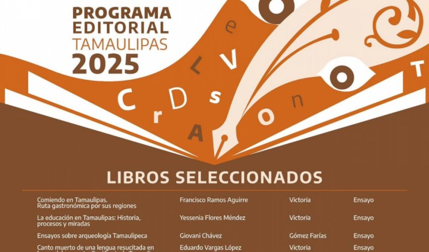 Da a conocer ITCA proyectos seleccionados de la convocatoria del Fondo Editorial Tamaulipas 2025
