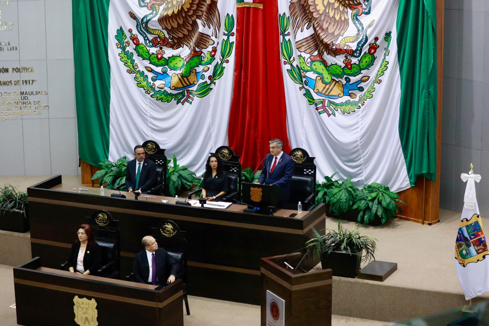 Congreso local Bicentenario hace remembranza de la Constitución de Tamaulipas
