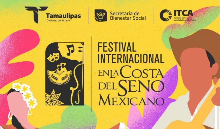 Abren convocatoria para artistas y grupos tamaulipecos que deseen postularse al Festival Internacional en la Costa del Seno Mexicano 2025