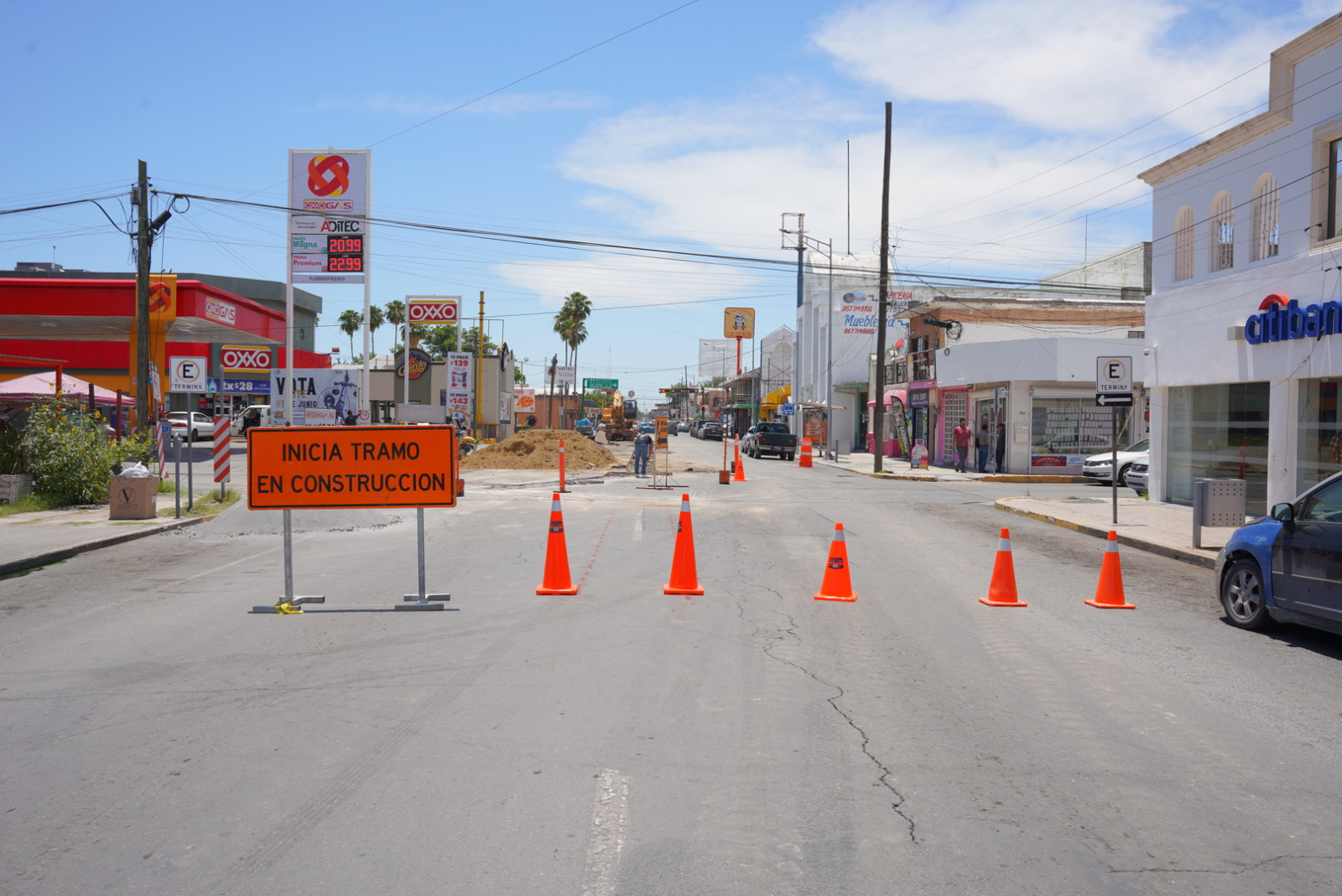 Modernizan la avenida Reforma con obras