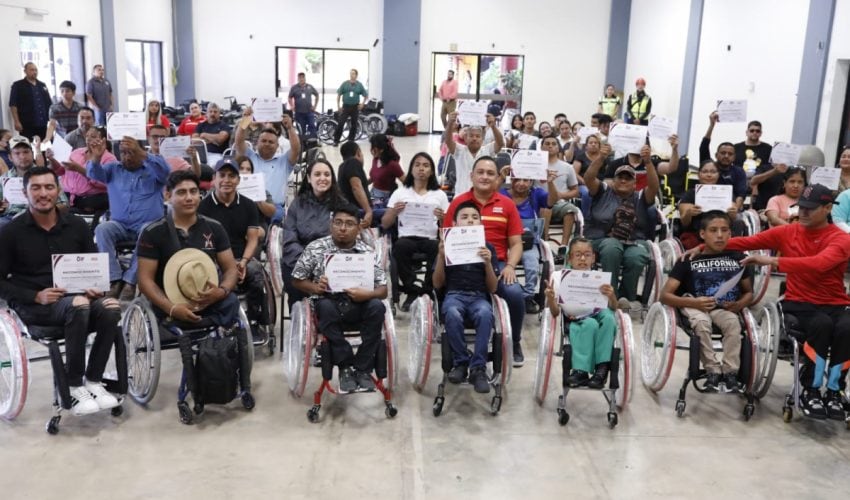 Realiza DIF Tamaulipas segunda capacitación y donación de sillas de ruedas para personas dispacapacitadas
