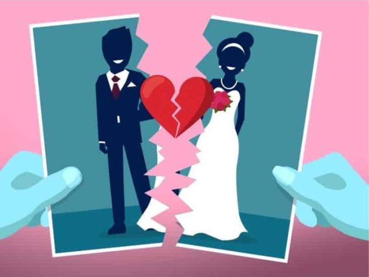 Por infieles se divorciaron este año 125 parejas mayores de 30 años de edad