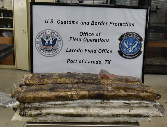 Un millón de dólares en droga decomisan agentes de CBP en puente Juárez-Lincoln