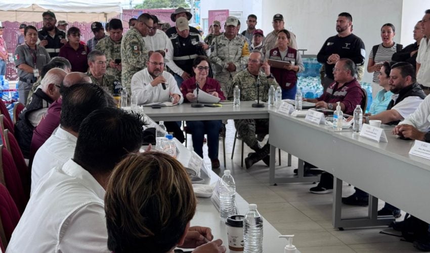 Inicia descenso de niveles de agua en la zona sur de Tamaulipas; autoridades refuerzan atención a población afectada