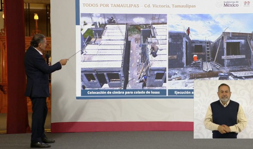 Tamaulipas, en primer lugar, en viviendas a entregar por el programa para el bienestar