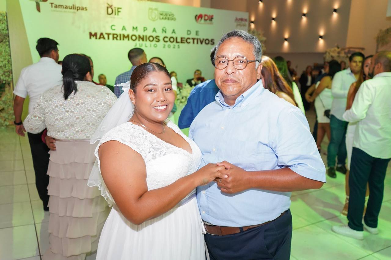 Festeja el DIF a 83 parejas surgidas de campaña de matrimonios colectivos
