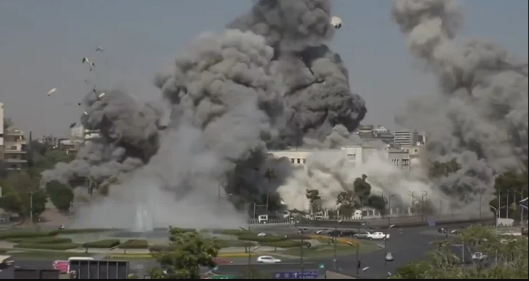 Damasco es bombardeada por Israel