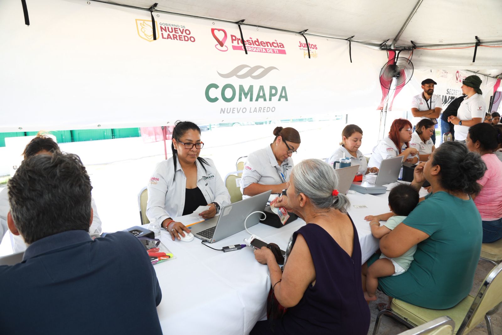 Acercan servicios del gobierno a colonia Nueva Victoria