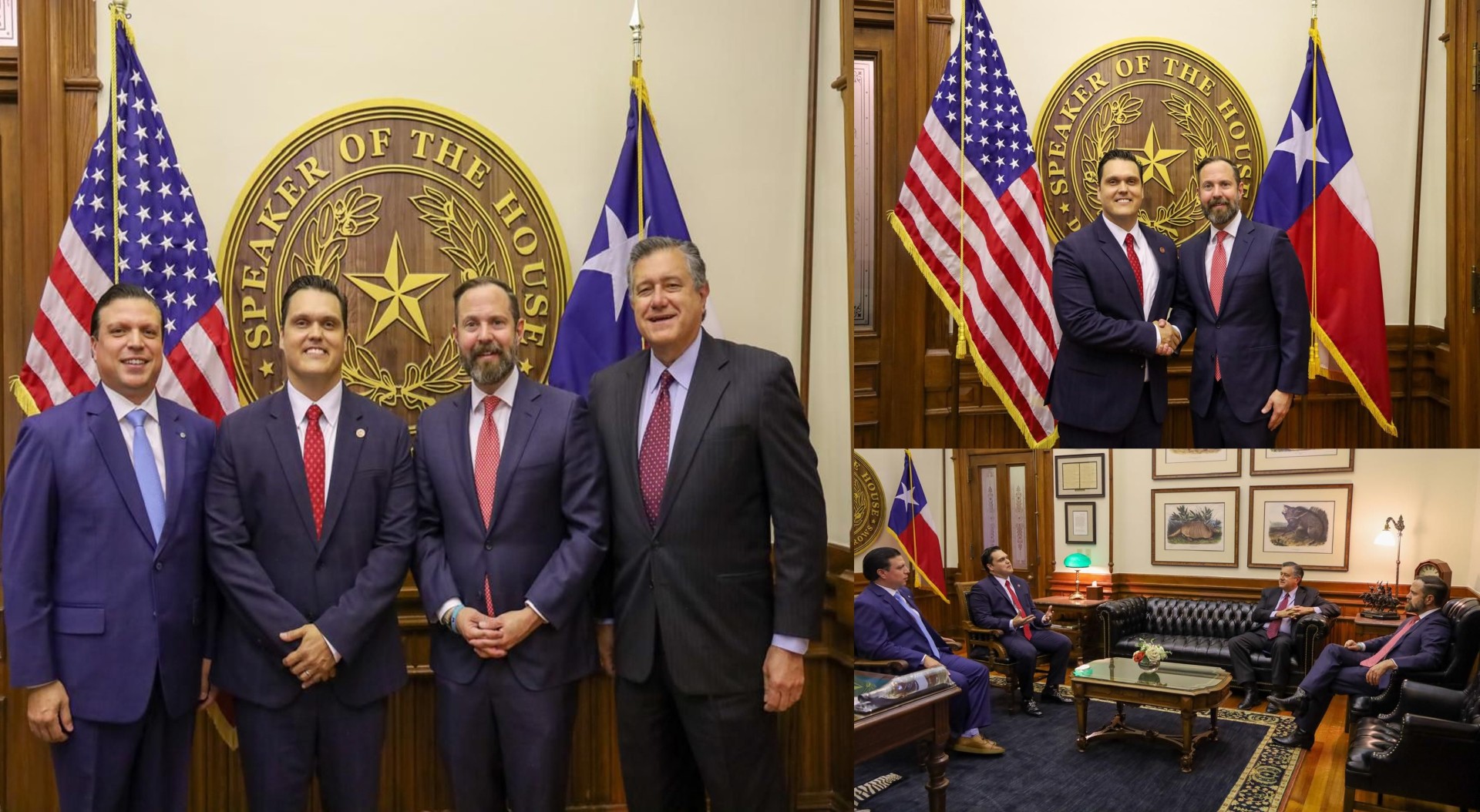 Fructífero encuentro entre líderes de congresos de Tamaulipas y Texas
