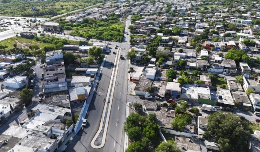 Con obras viales e hidráulicas, gobierno del Estado transforma Matamoros