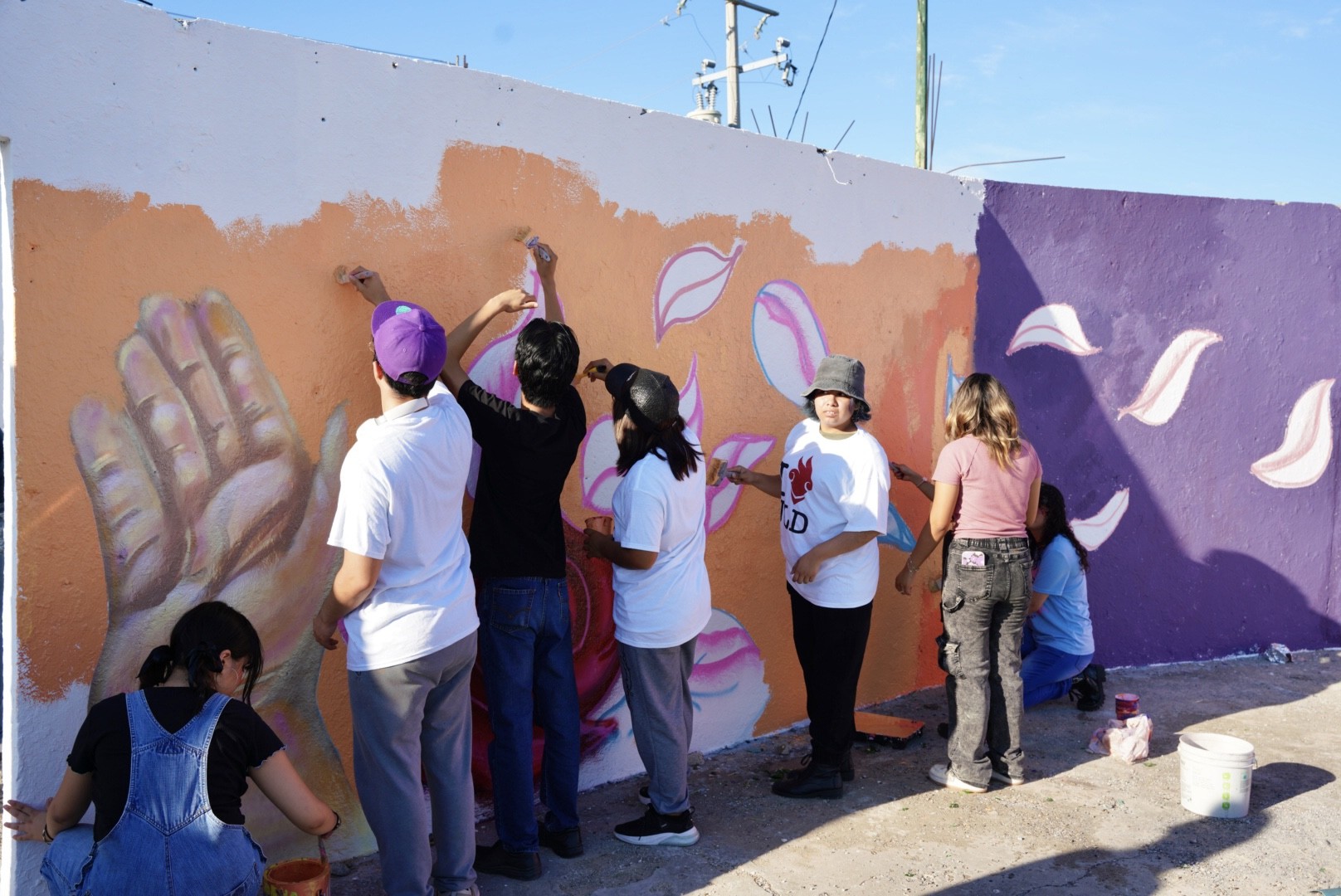 Participa el municipio en la Segunda Jornada Nacional de tequios y murales por la paz