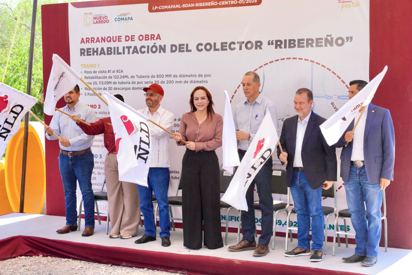 Inician obras hídricas de saneamiento del agua con impacto binacional