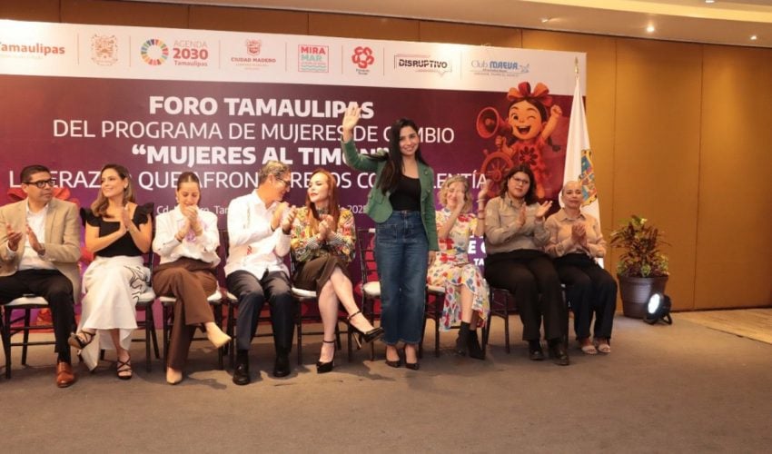 Participa STPS en Foro Tamaulipas del programa Mujeres de Cambio “Mujeres al Timón”