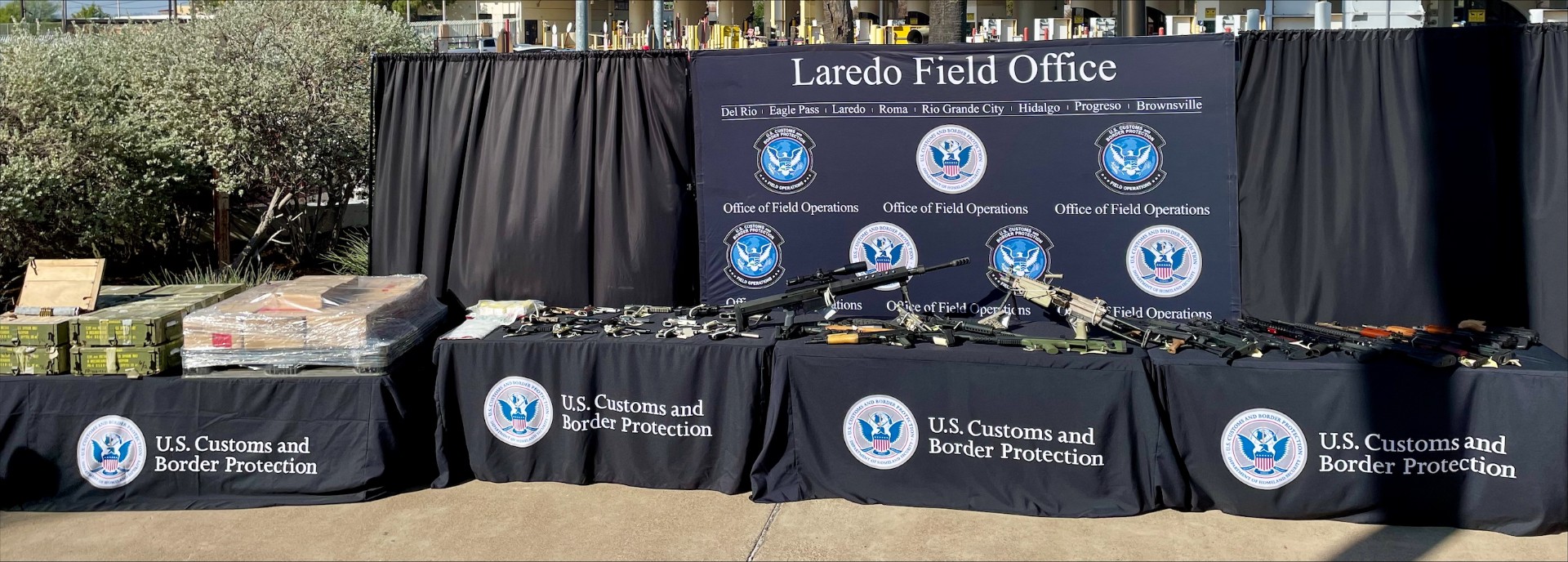 Aumentan 62% decomisos de drogas, armas y cartuchos en frontera de Texas con México; suman casi 80 mdd