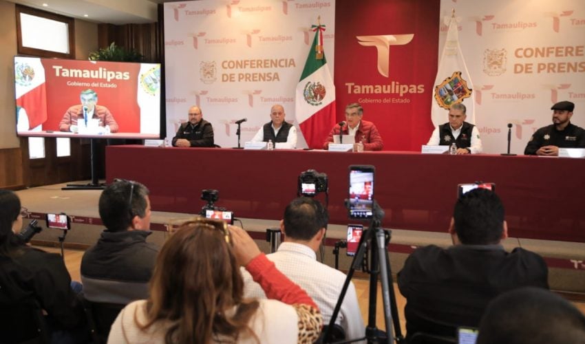 Presenta Tamaulipas informe de reducción de todos los delitos