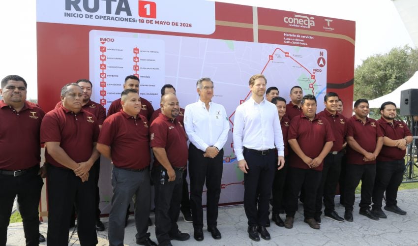 Pone en marcha Américo histórica modernización del transporte público en Tamaulipas