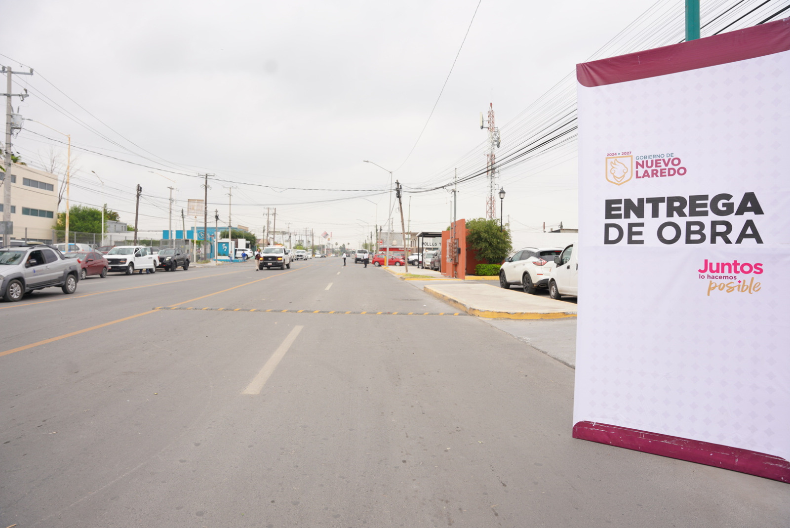 Obras de infraestructura hídrica y urbana en el sur, son entregadas por alcaldesa