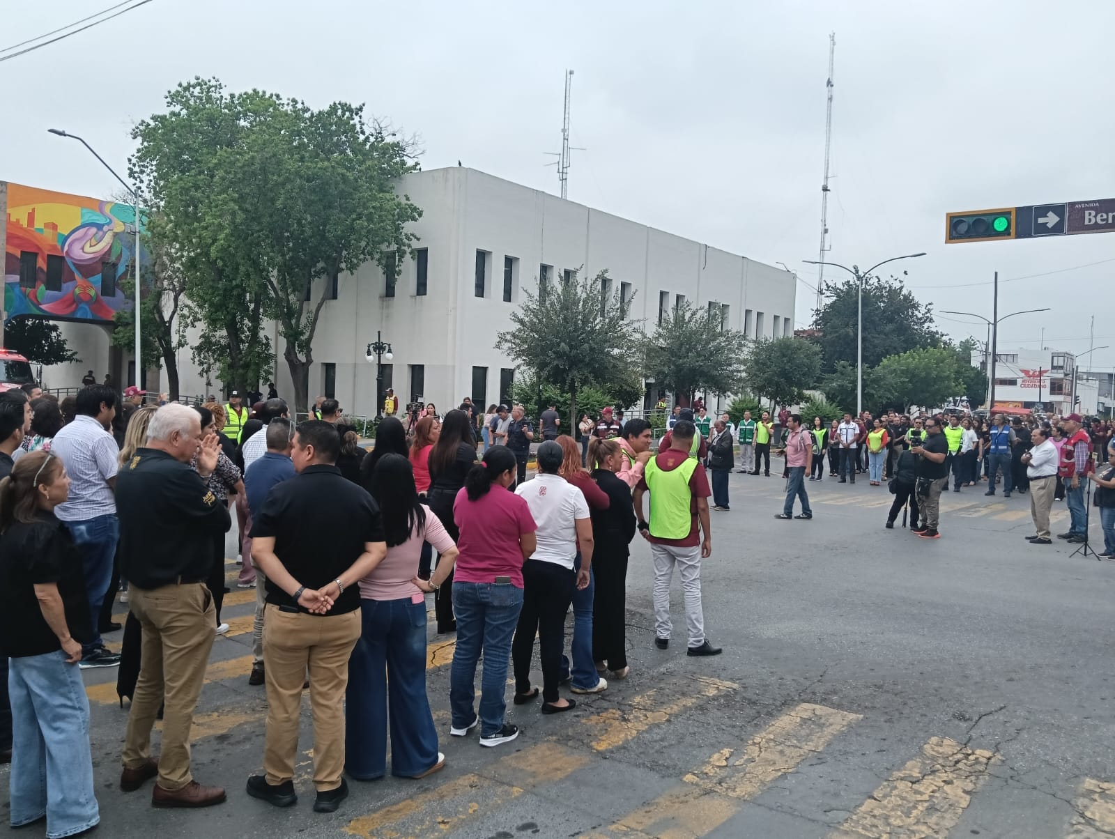 Aplican simulacro nacional ante alerta de emergencia; participan 138 empleados municipales