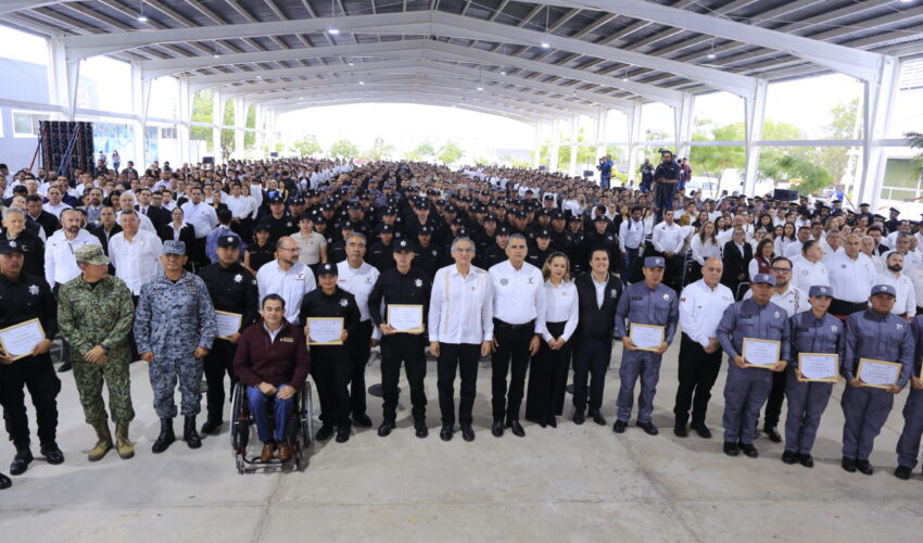 Anuncia Américo beca del 90% para que cadetes continúen estudios de licenciatura en seguridad pública