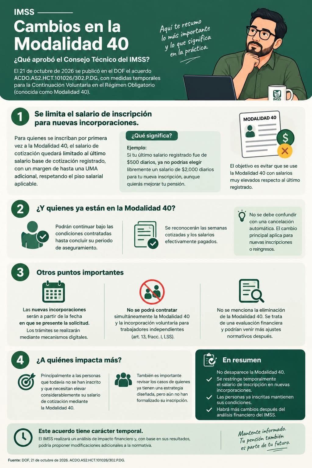 Invita Cristabel a trabajadores a informarse bien sobre modificaciones a Modalidad 40 del Imss