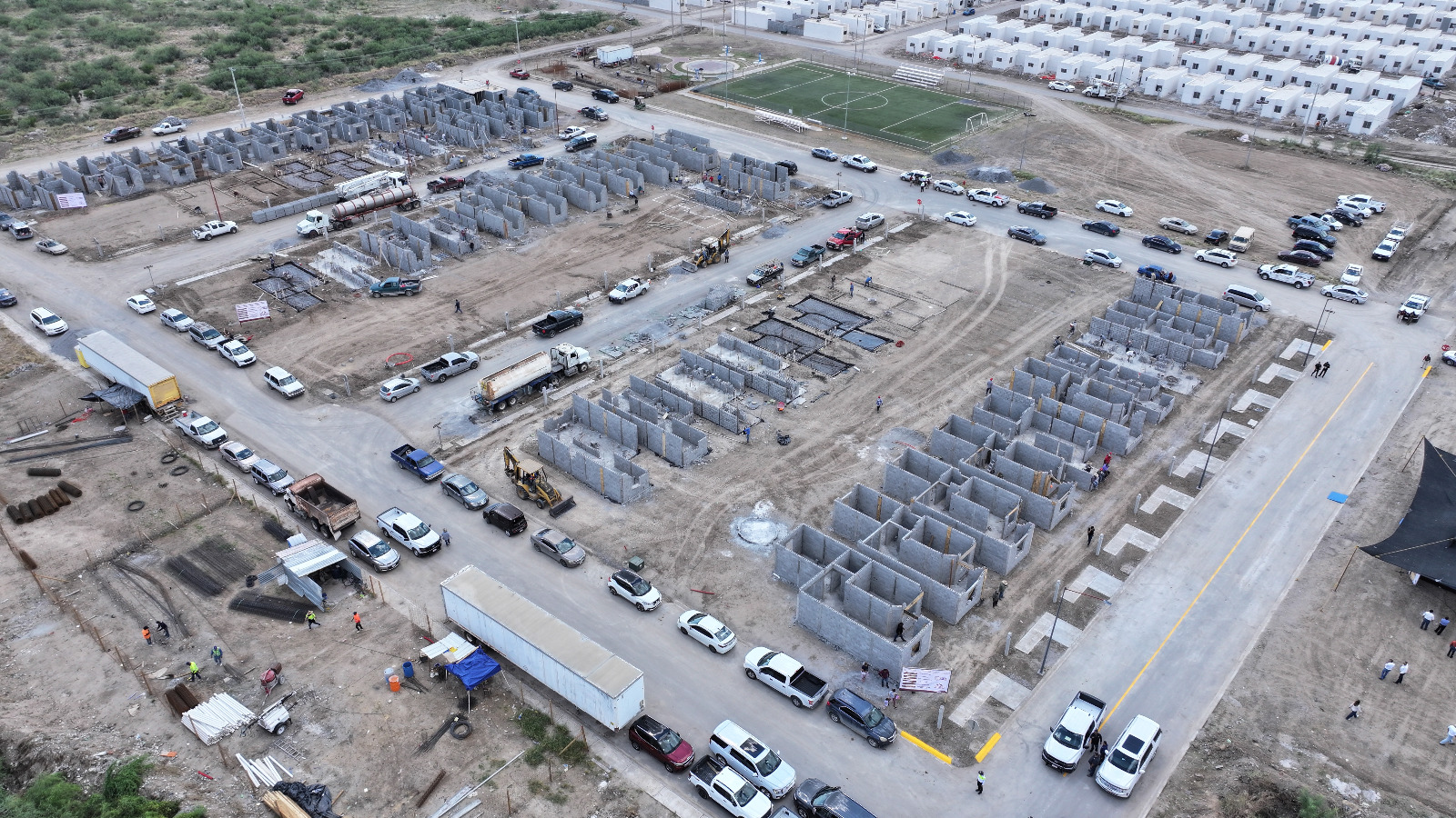 Inicia municipio nueva etapa de construcción en El Progreso, con la construcción de 62 viviendas