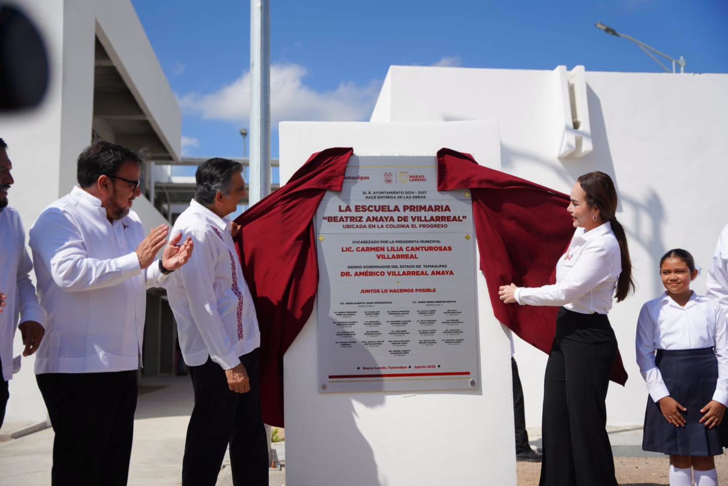 Más de 597 mdp en obras entregan Américo y Carmen