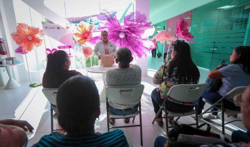 Inicia DIF Tamaulipas campaña “Observa, Toca y Acciona” para prevenir el cáncer en la mujer